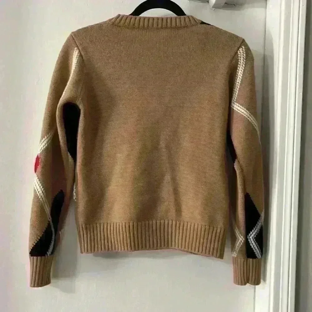 M S G M hearts and diamonds pattern sweater